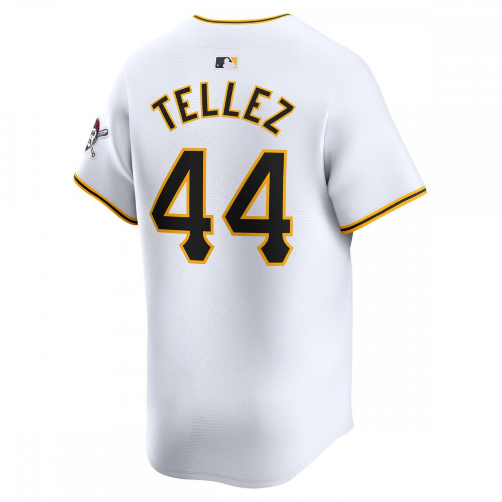 Rowdy Tellez Pittsburgh Pirates Home Limited Player Jersey聽鈥?White-Pro Kit Vault | Brand New 26/27 Sports Jerseys