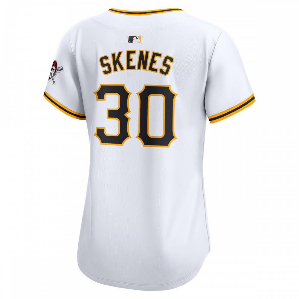 Paul Skenes Pittsburgh Pirates Women's Home Limited Player Jersey - White-Pro Kit Vault | Brand New 26/27 Sports Jerseys