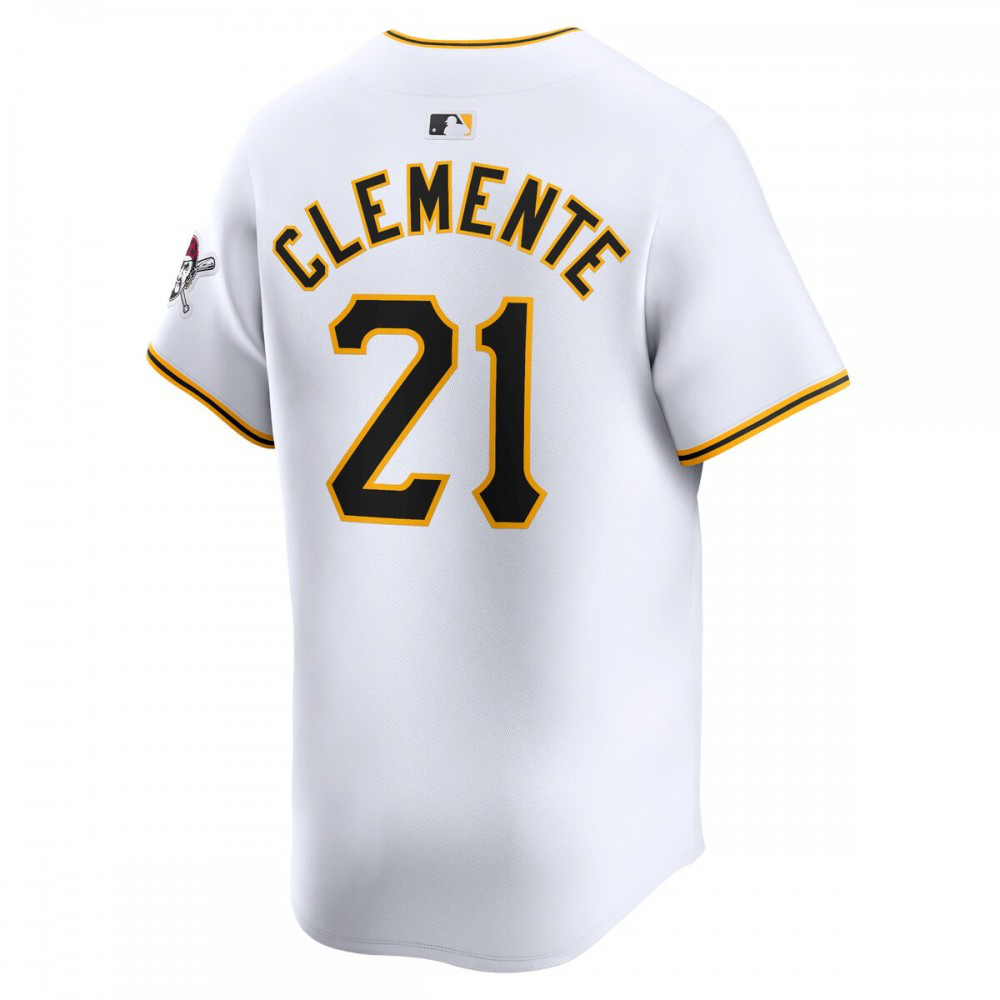 Roberto Clemente Pittsburgh Pirates Home Limited Player Jersey - White-Pro Kit Vault | Brand New 26/27 Sports Jerseys