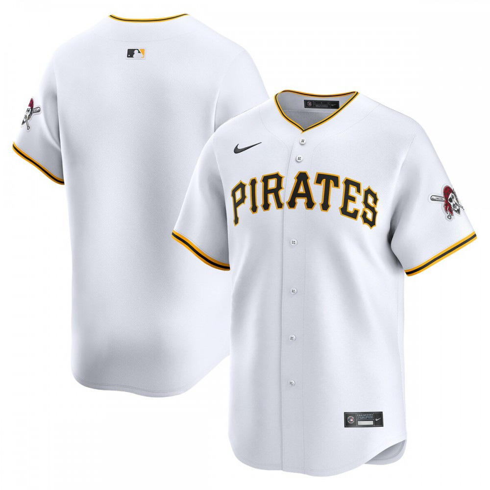 Pittsburgh Pirates Home Limited Jersey - White-Pro Kit Vault | Brand New 26/27 Sports Jerseys