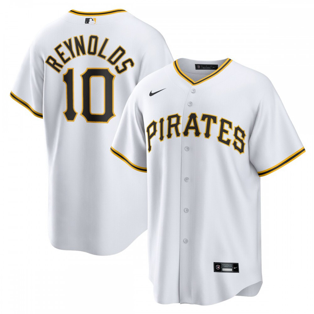 Bryan Reynolds Pittsburgh Pirates Replica Player Jersey - White-Pro Kit Vault | Brand New 26/27 Sports Jerseys