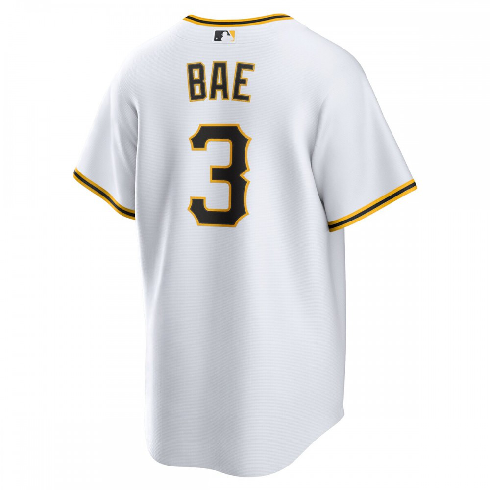 Ji-Hwan Bae Pittsburgh Pirates Replica Player Jersey - White-Pro Kit Vault | Brand New 26/27 Sports Jerseys