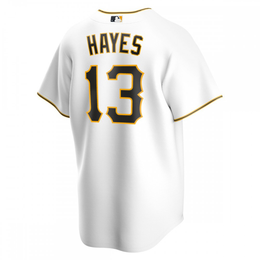 Ke'Bryan Hayes Pittsburgh Pirates Home Replica Jersey - White-Pro Kit Vault | Brand New 26/27 Sports Jerseys