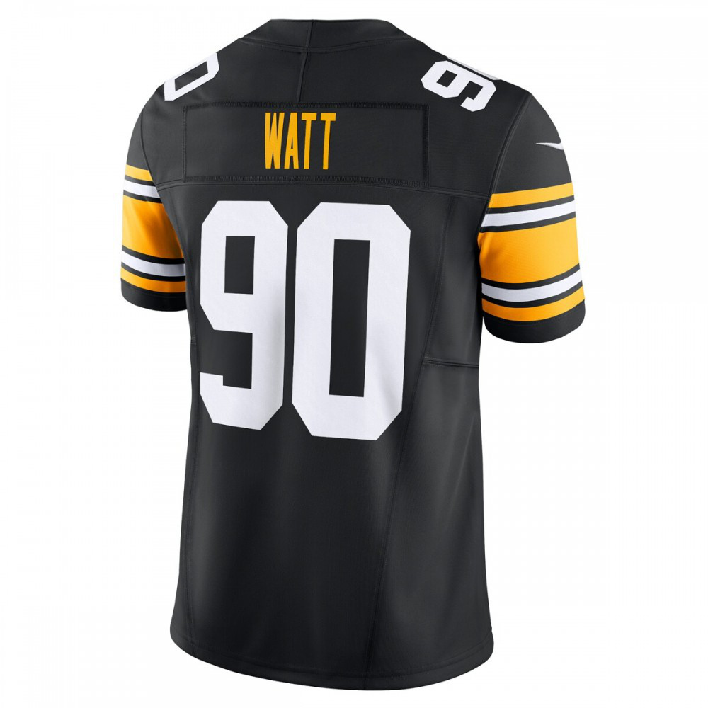 T.J. Watt Pittsburgh Steelers Vapor F.U.S.E. Limited Alternate 1 Jersey - Black-Pro Kit Vault | Brand New 26/27 Sports Jerseys