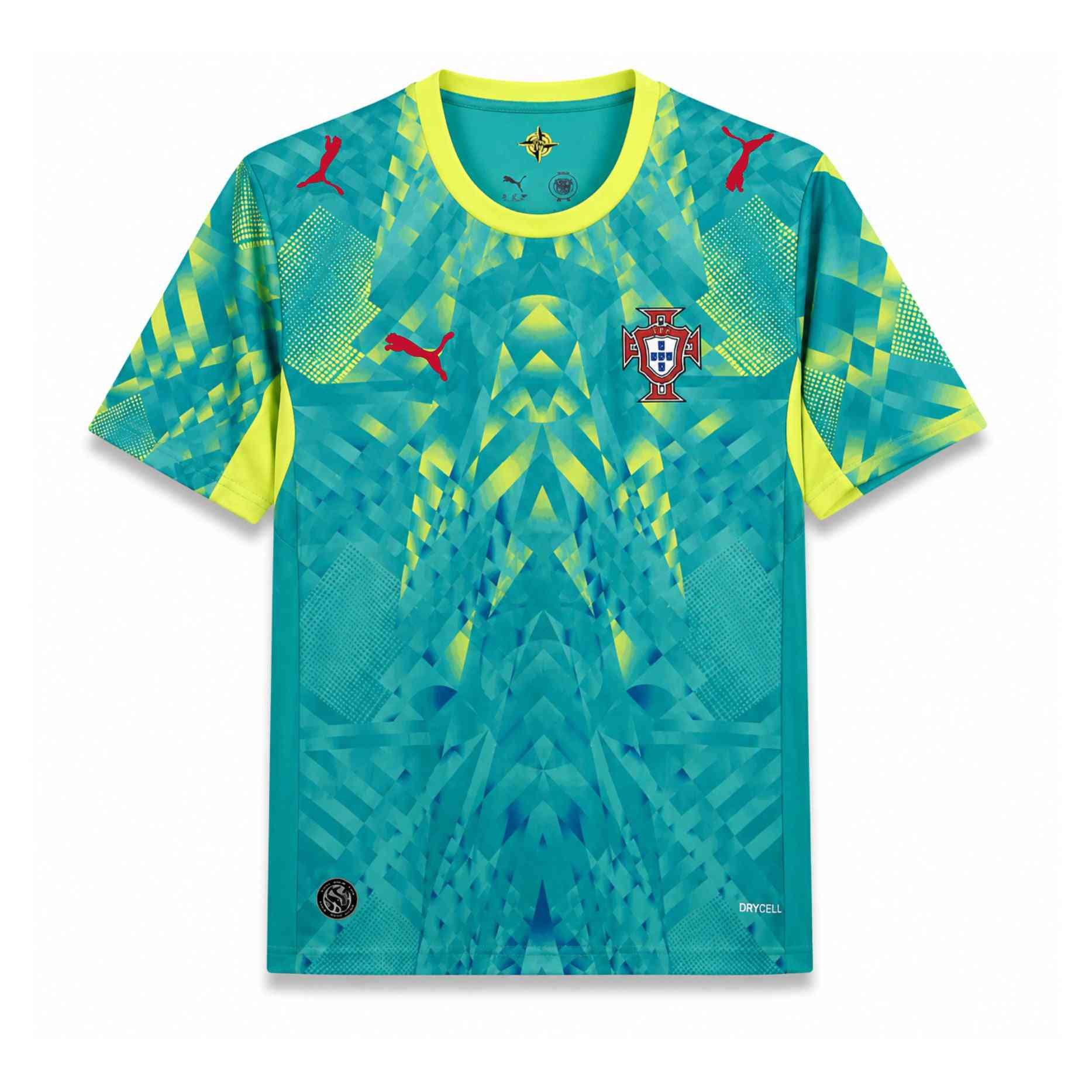 Portugal Goalkeeper Green Kit Kids Home 2025 2026-Pro Kit Vault | Brand New 26/27 Sports Jerseys