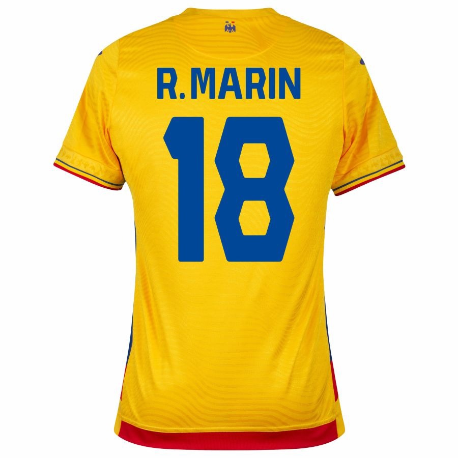 Romania R. Marin Men's Home Jersey 2025 2026-Pro Kit Vault | Brand New 26/27 Sports Jerseys