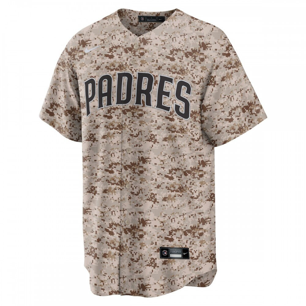 Fernando Tatis Jr. San Diego Padres USMC Alternate Replica Player Jersey - Camo-Pro Kit Vault | Brand New 26/27 Sports Jerseys