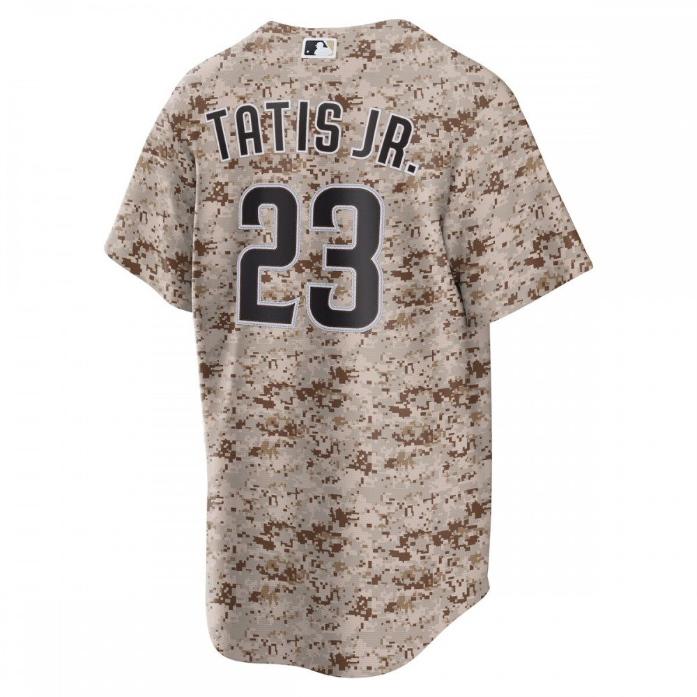 Fernando Tatis Jr. San Diego Padres USMC Alternate Replica Player Jersey - Camo-Pro Kit Vault | Brand New 26/27 Sports Jerseys