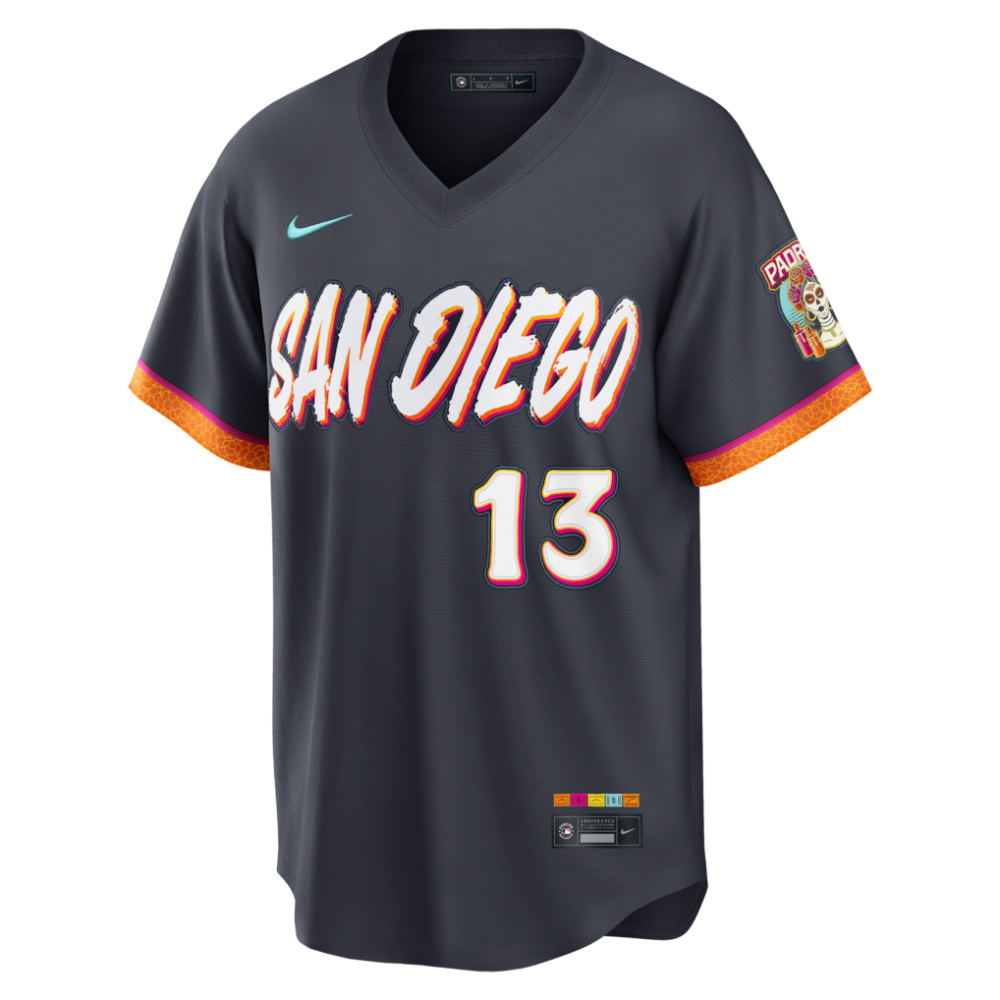 Manny Machado San Diego Padres 2026 City Connect Stadium Jersey - Obsidian-Pro Kit Vault | Brand New 26/27 Sports Jerseys