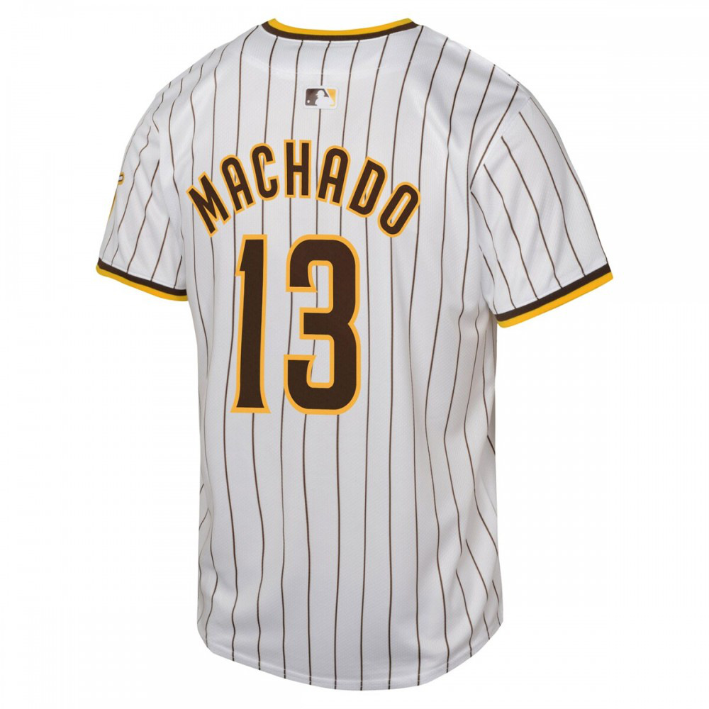 Manny Machado San Diego Padres Youth Home Limited Player Jersey - White-Pro Kit Vault | Brand New 26/27 Sports Jerseys