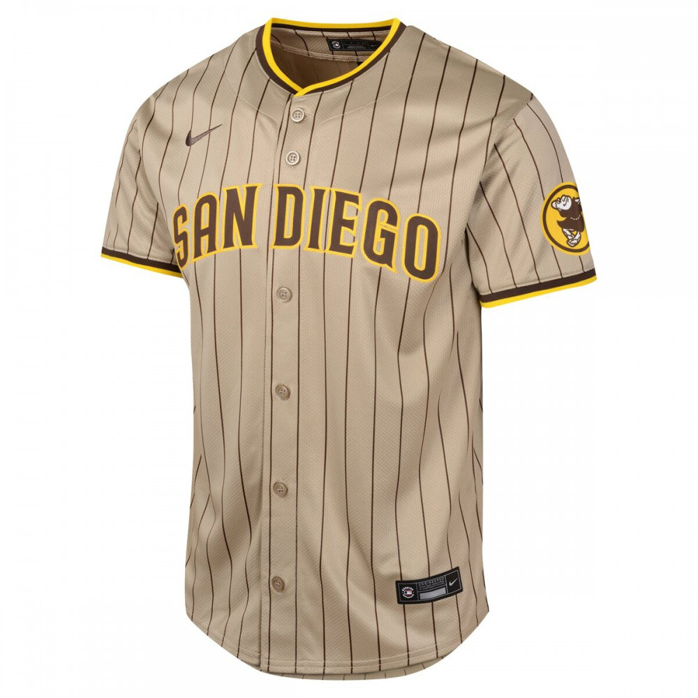 Manny Machado San Diego Padres Youth Alternate Limited Player Jersey - Sand-Pro Kit Vault | Brand New 26/27 Sports Jerseys