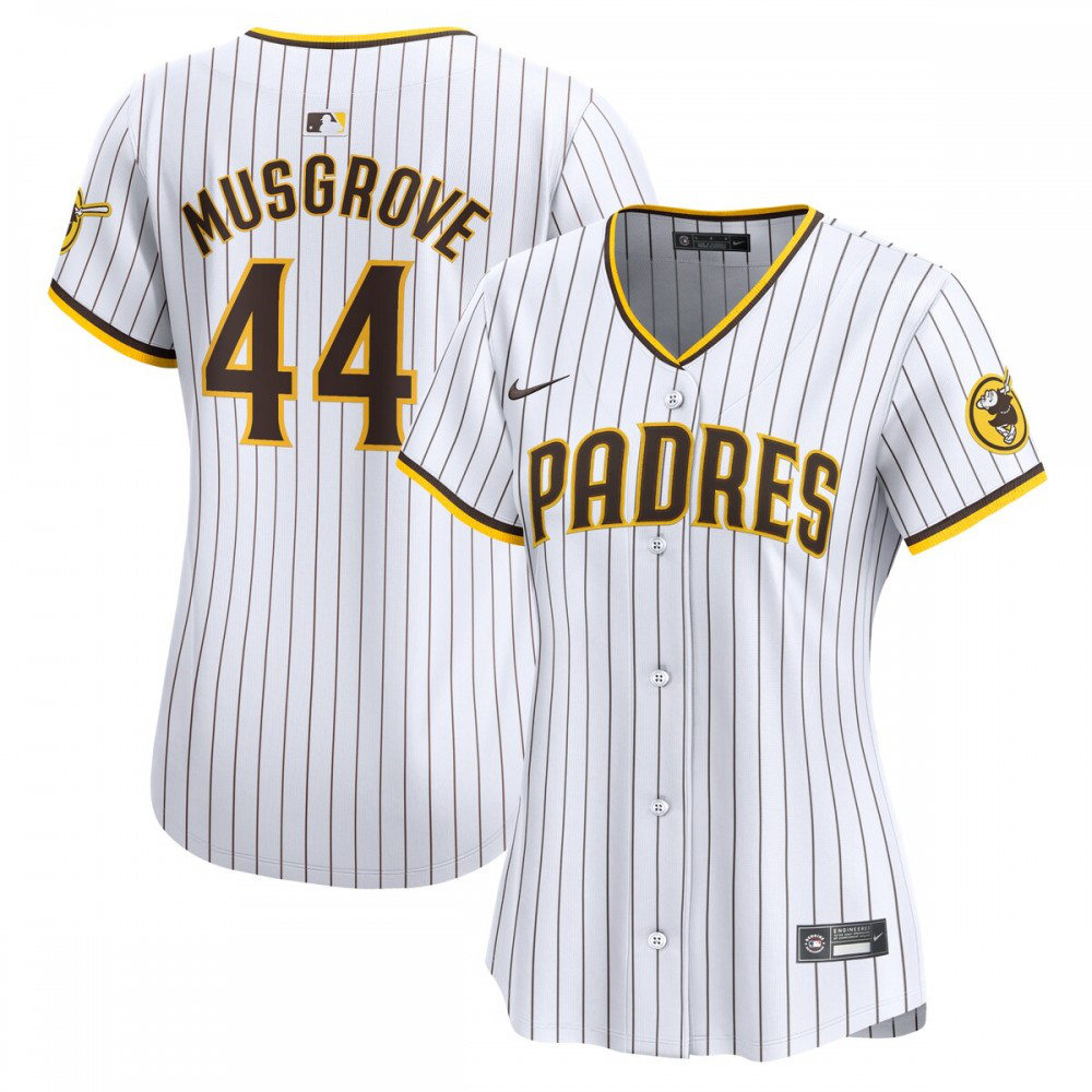 Joe Musgrove San Diego Padres Women's Home Limited Player Jersey - White-Pro Kit Vault | Brand New 26/27 Sports Jerseys