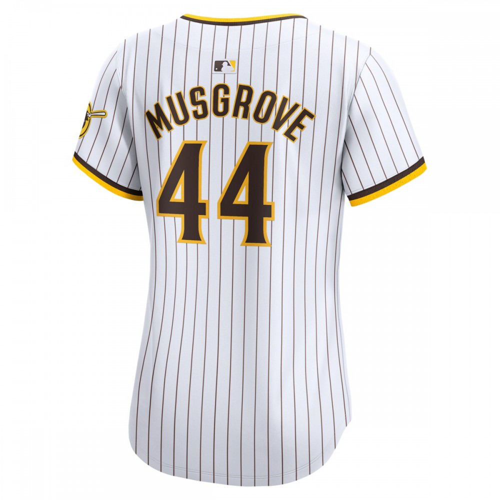 Joe Musgrove San Diego Padres Women's Home Limited Player Jersey - White-Pro Kit Vault | Brand New 26/27 Sports Jerseys
