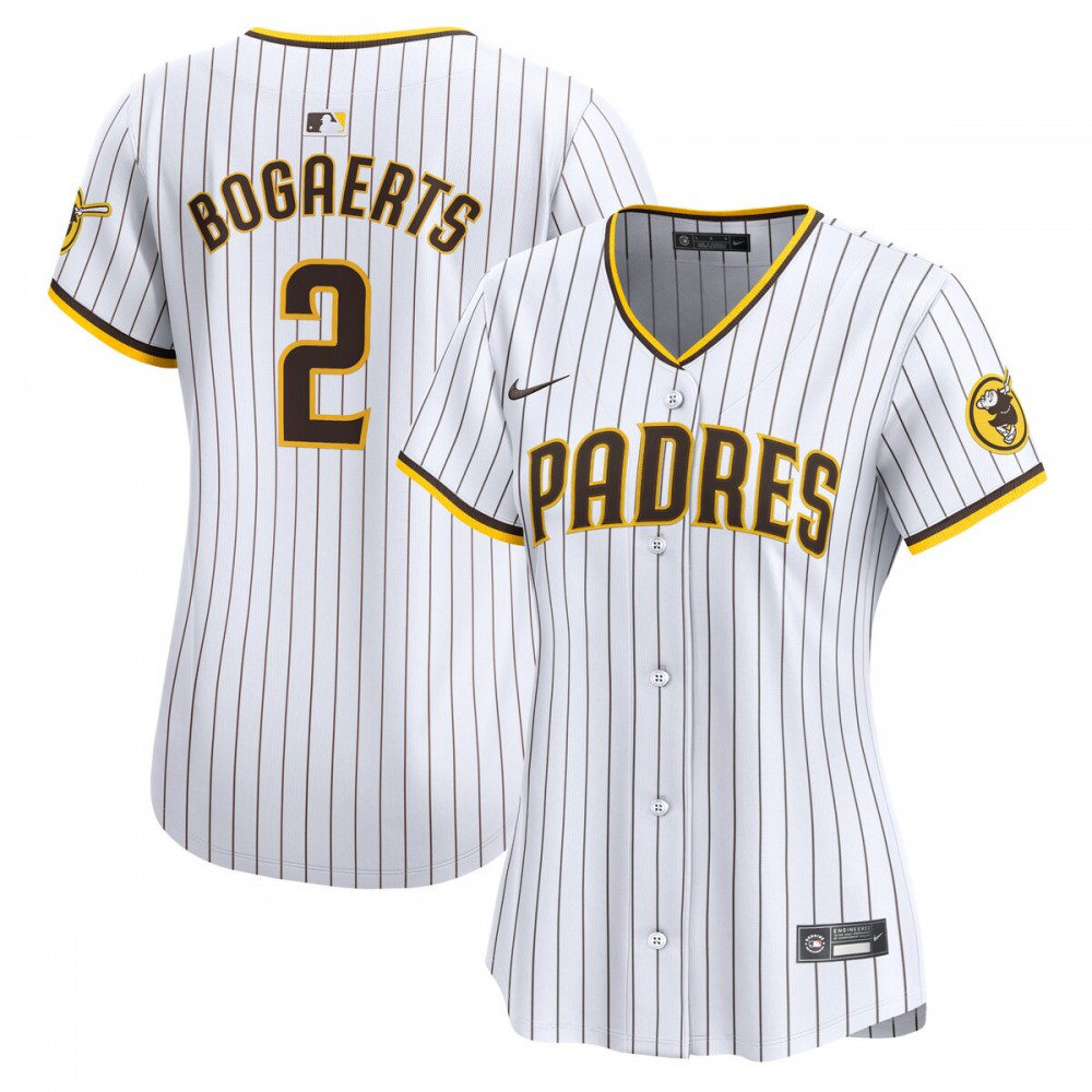 Xander Bogaerts San Diego Padres Women's Home Limited Player Jersey - White-Pro Kit Vault | Brand New 26/27 Sports Jerseys