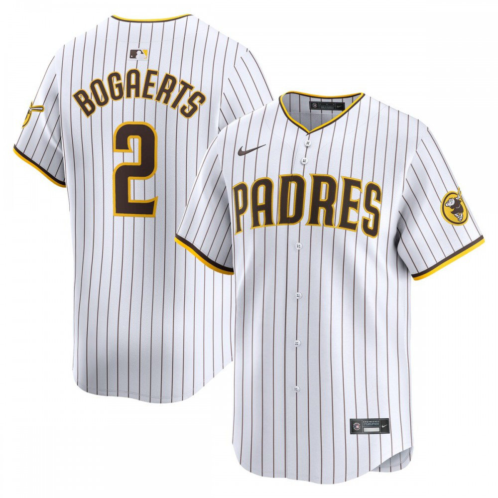 Xander Bogaerts San Diego Padres Home Limited Player Jersey - White-Pro Kit Vault | Brand New 26/27 Sports Jerseys