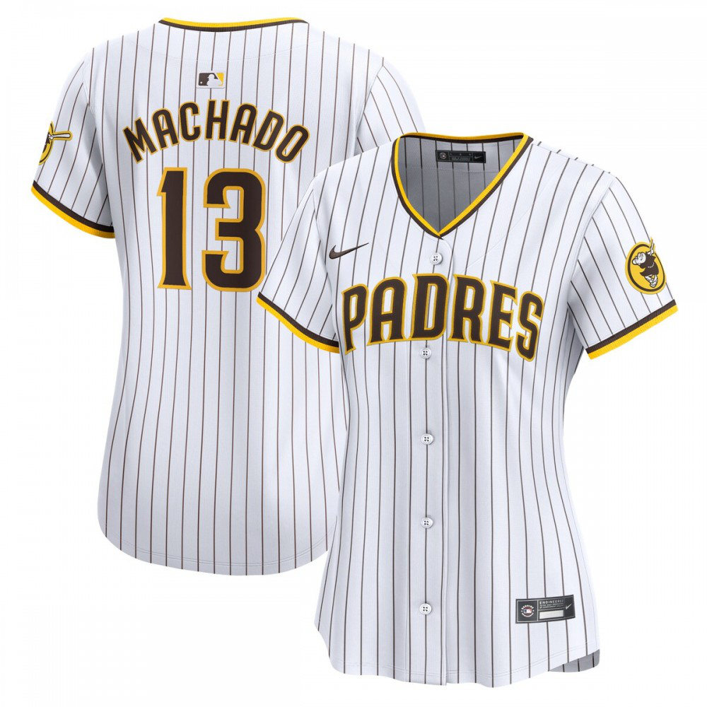 Manny Machado San Diego Padres Women's Home Limited Player Jersey - White-Pro Kit Vault | Brand New 26/27 Sports Jerseys