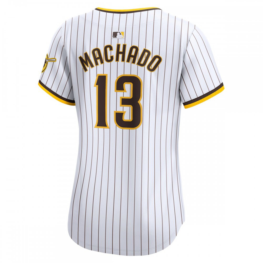 Manny Machado San Diego Padres Women's Home Limited Player Jersey - White-Pro Kit Vault | Brand New 26/27 Sports Jerseys