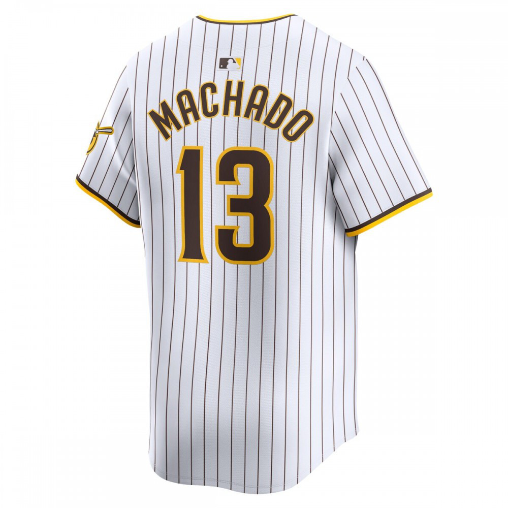 Manny Machado San Diego Padres Home Limited Player Jersey - White-Pro Kit Vault | Brand New 26/27 Sports Jerseys