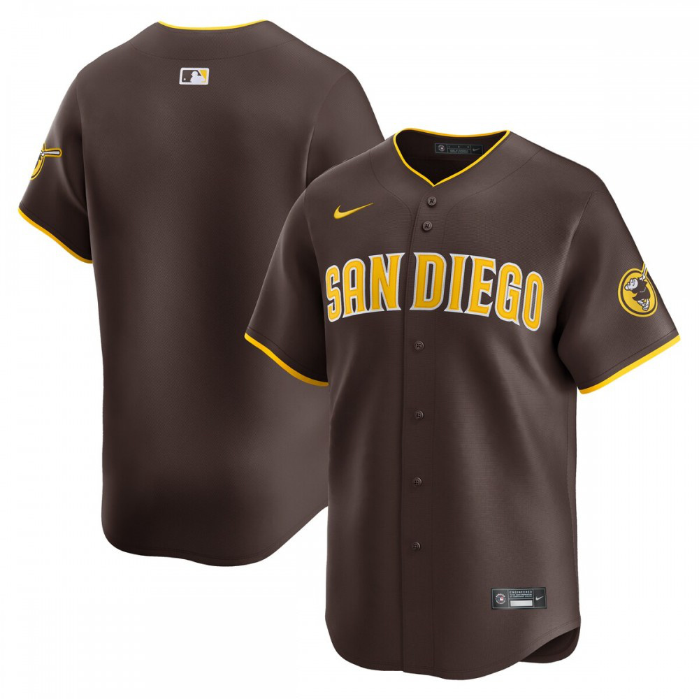 San Diego Padres Away Limited Jersey - Brown-Pro Kit Vault | Brand New 26/27 Sports Jerseys