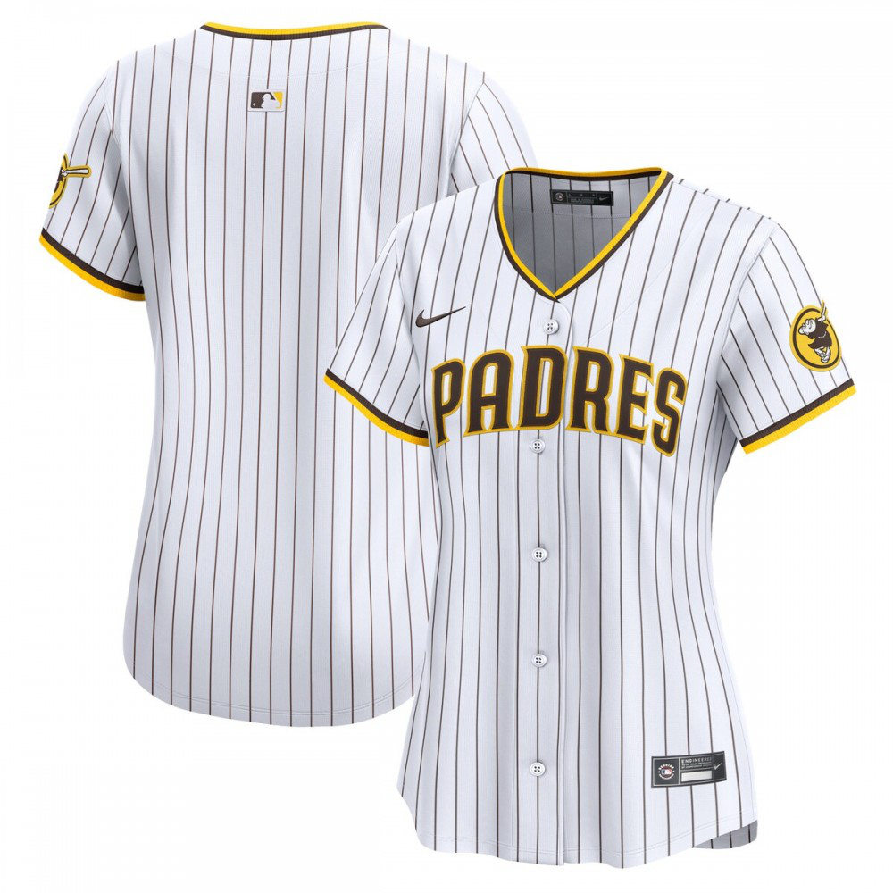 San Diego Padres Women's Home Limited Jersey - White-Pro Kit Vault | Brand New 26/27 Sports Jerseys