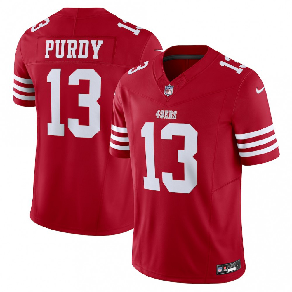 Brock Purdy San Francisco 49ers Vapor F.U.S.E. Limited Jersey - Scarlet-Pro Kit Vault | Brand New 26/27 Sports Jerseys