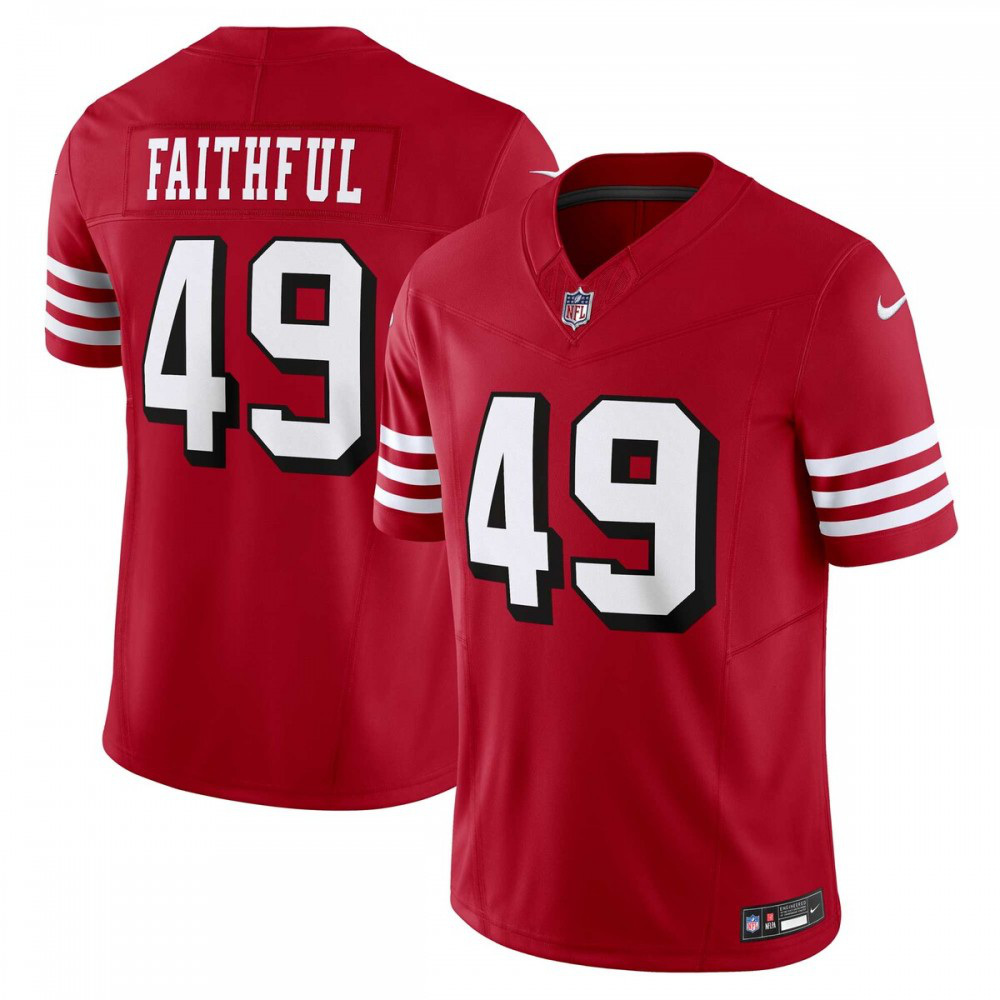 The Faithful San Francisco 49ers Vapor F.U.S.E. Limited Jersey - Scarlet-Pro Kit Vault | Brand New 26/27 Sports Jerseys