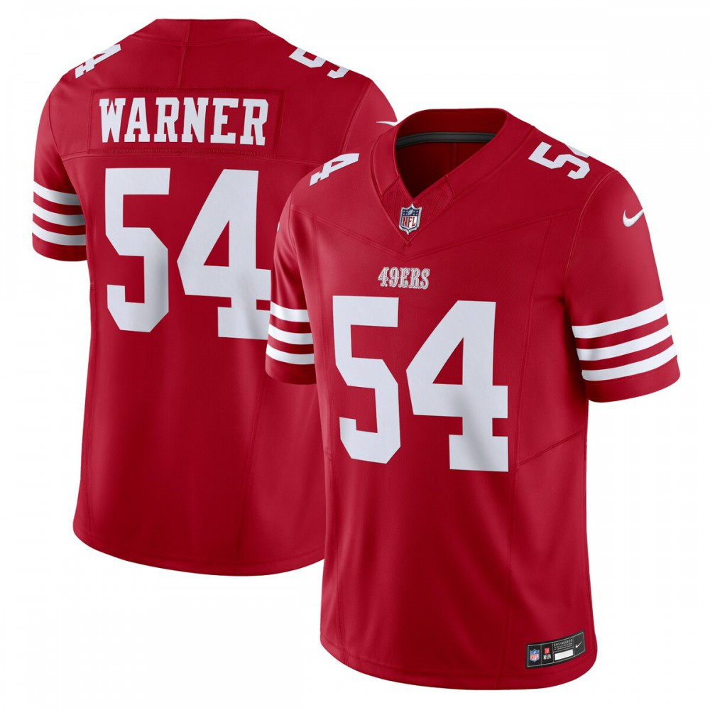 Fred Warner San Francisco 49ers Vapor F.U.S.E. Limited Jersey - Scarlet-Pro Kit Vault | Brand New 26/27 Sports Jerseys