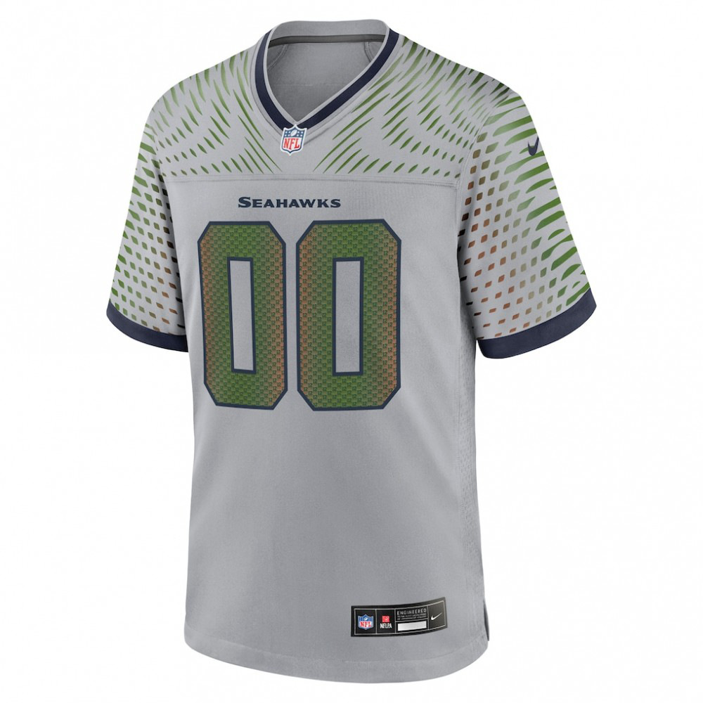 Seattle Seahawks 2025 Rivalries Collection Custom Game Jersey - Wolf Gray-Pro Kit Vault | Brand New 26/27 Sports Jerseys