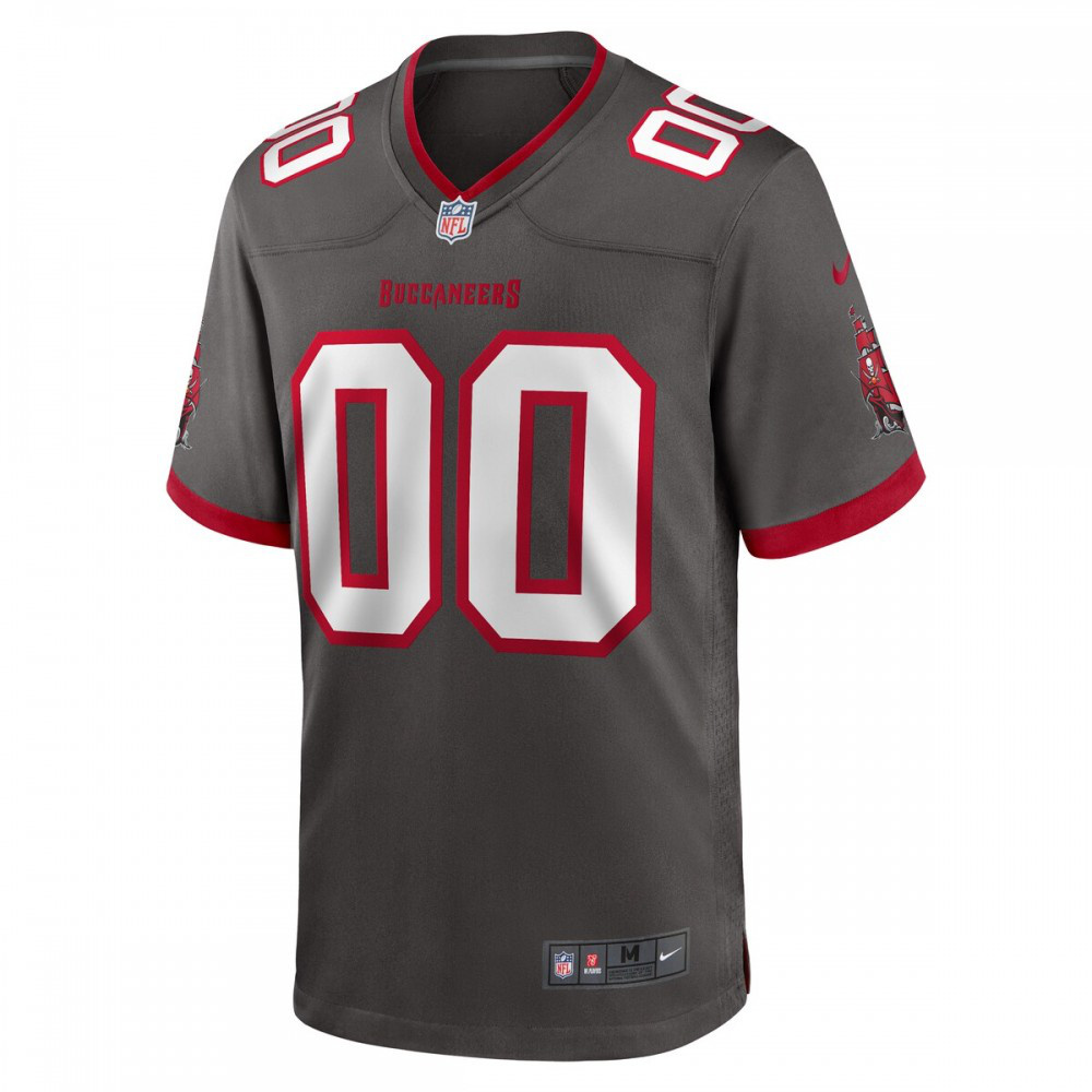 Tampa Bay Buccaneers Alternate Custom Game Jersey - Pewter-Pro Kit Vault | Brand New 26/27 Sports Jerseys