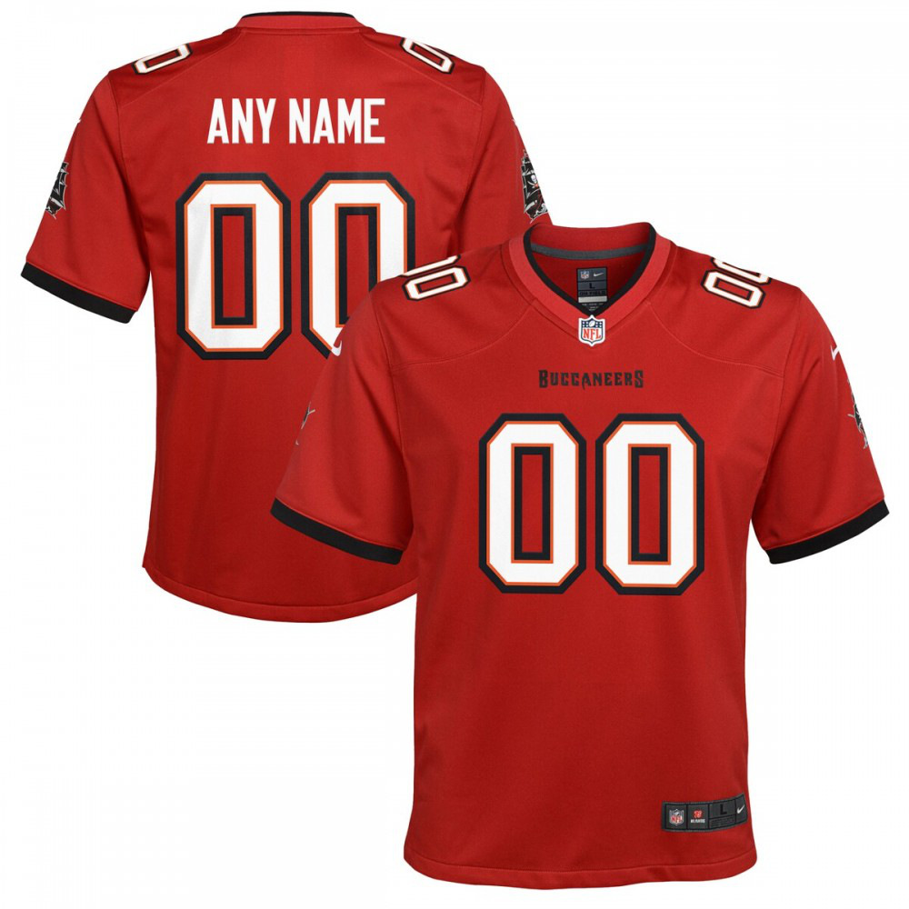 Nike Tampa Bay Buccaneers Youth Custom Game Jersey - Red-Pro Kit Vault | Brand New 26/27 Sports Jerseys