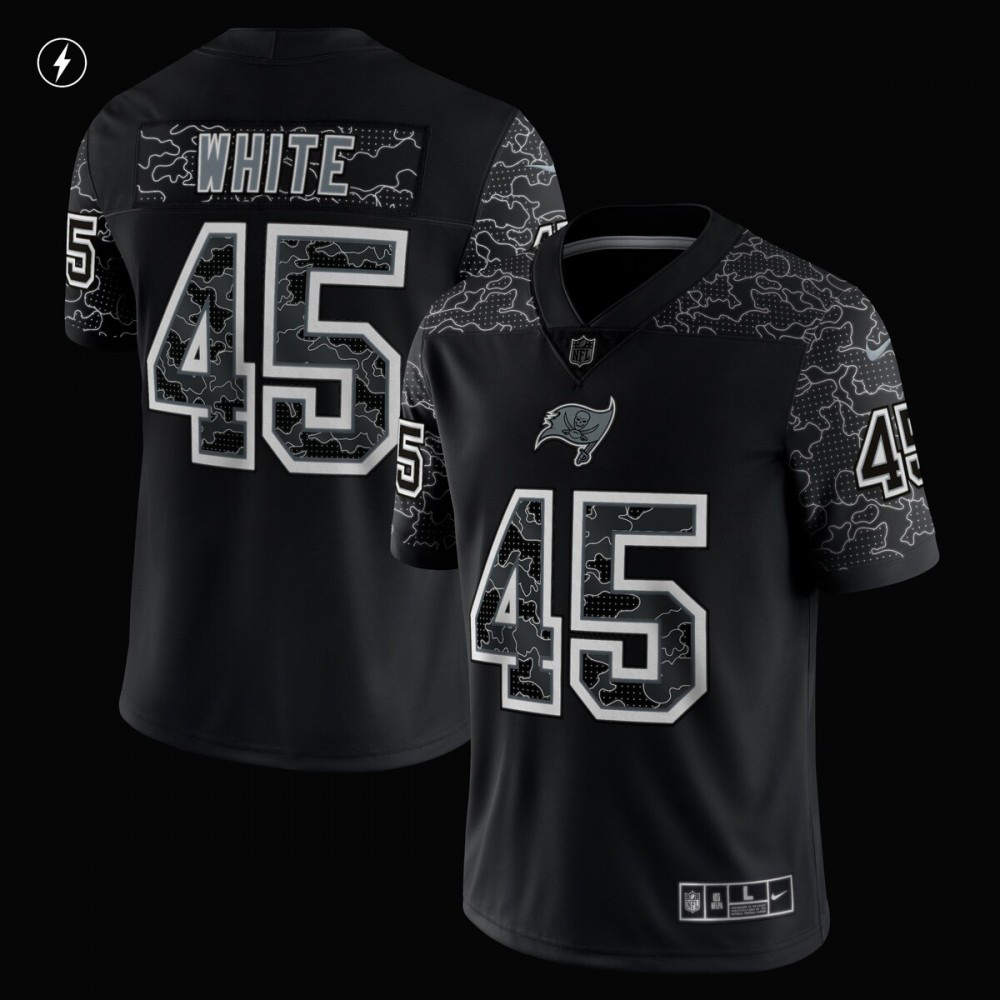 Devin White Tampa Bay Buccaneers RFLCTV Limited Jersey - Black-Pro Kit Vault | Brand New 26/27 Sports Jerseys