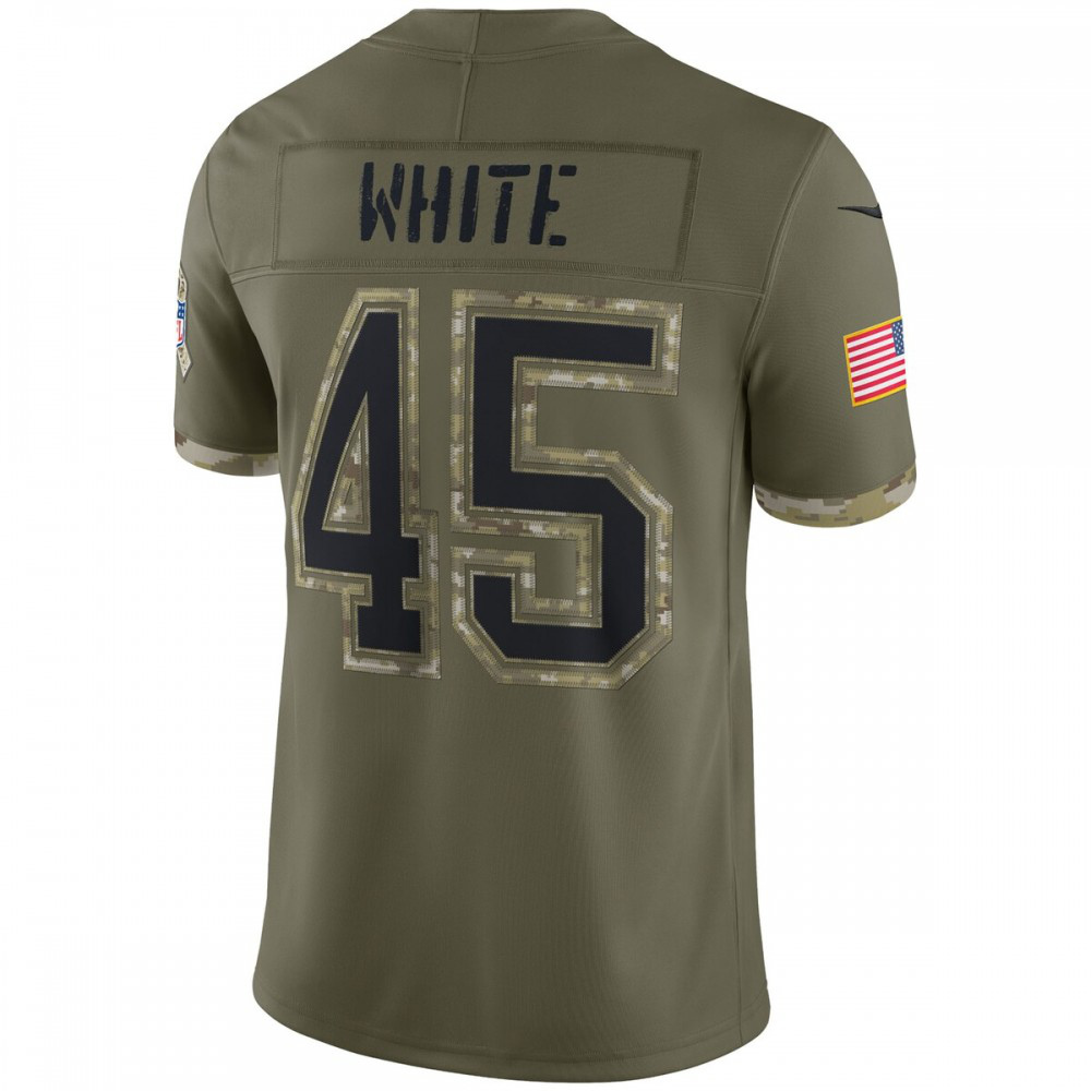 Devin White Tampa Bay Buccaneers 2022 Salute To Service Limited Jersey - Olive-Pro Kit Vault | Brand New 26/27 Sports Jerseys