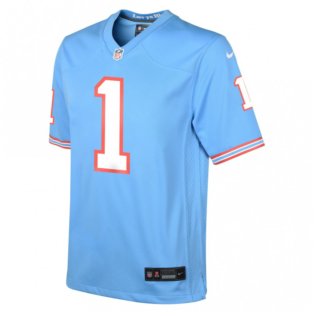 Cameron Ward Tennessee Titans Youth Alternate Game Jersey - Light Blue-Pro Kit Vault | Brand New 26/27 Sports Jerseys
