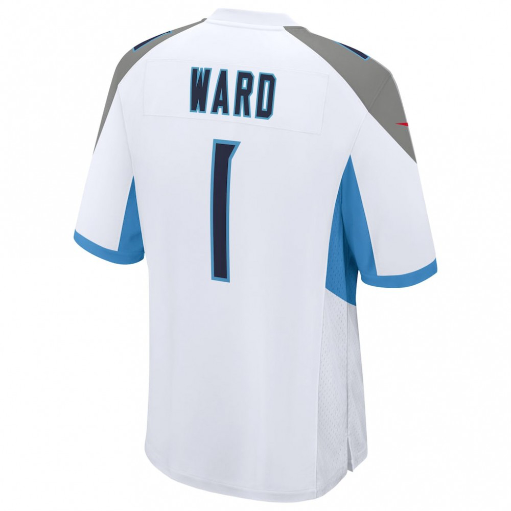 Cameron Ward Tennessee Titans 2025 NFL Draft First Round Pick Game Jersey - White-Pro Kit Vault | Brand New 26/27 Sports Jerseys