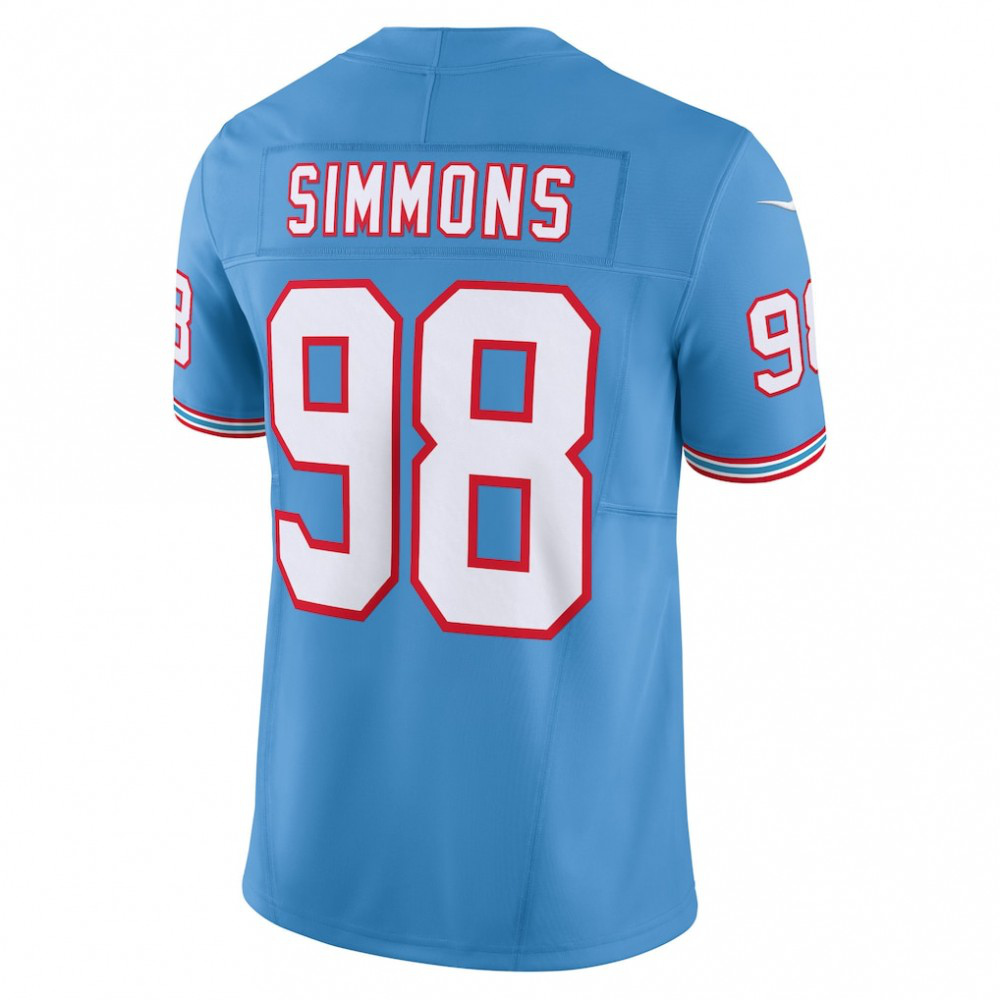 Jeffery Simmons Tennessee Titans Vapor F.U.S.E. Limited Jersey - Light Blue-Pro Kit Vault | Brand New 26/27 Sports Jerseys