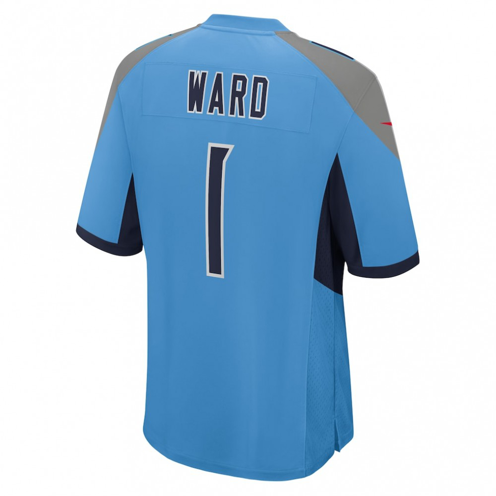 Cameron Ward Tennessee Titans 2025 NFL Draft First Round Pick Game Jersey - Light Blue-Pro Kit Vault | Brand New 26/27 Sports Jerseys