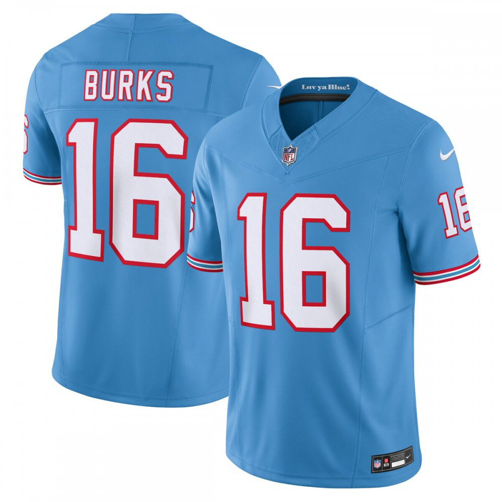 Treylon Burks Tennessee Titans Vapor F.U.S.E. Limited Jersey - Light Blue-Pro Kit Vault | Brand New 26/27 Sports Jerseys
