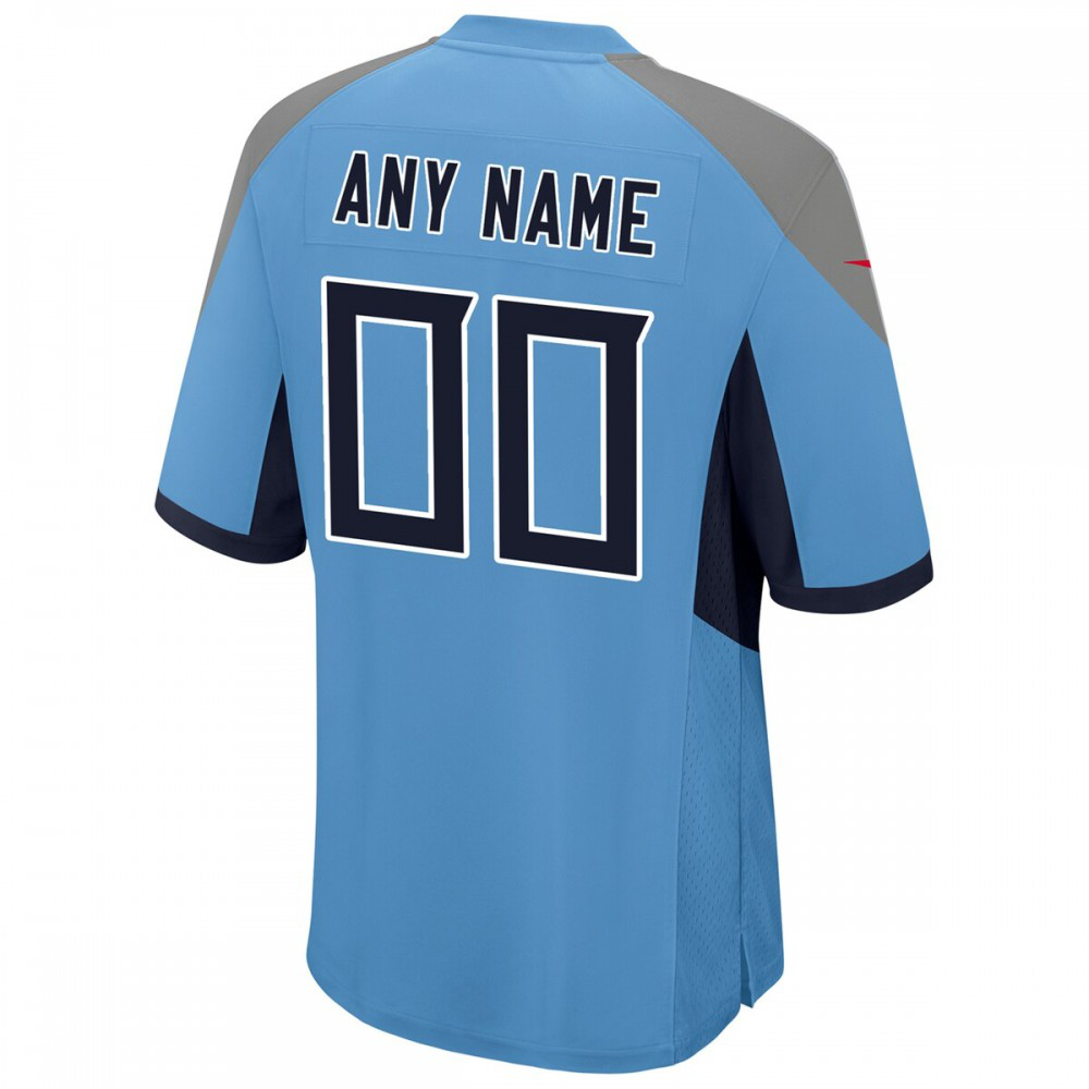 Tennessee Titans Youth Alternate Custom Game Jersey - Light Blue-Pro Kit Vault | Brand New 26/27 Sports Jerseys