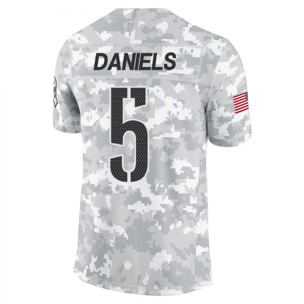 Jayden Daniels Washington Commanders 2024 Salute to Service Limited Jersey - Arctic Camo-Pro Kit Vault | Brand New 26/27 Sports Jerseys