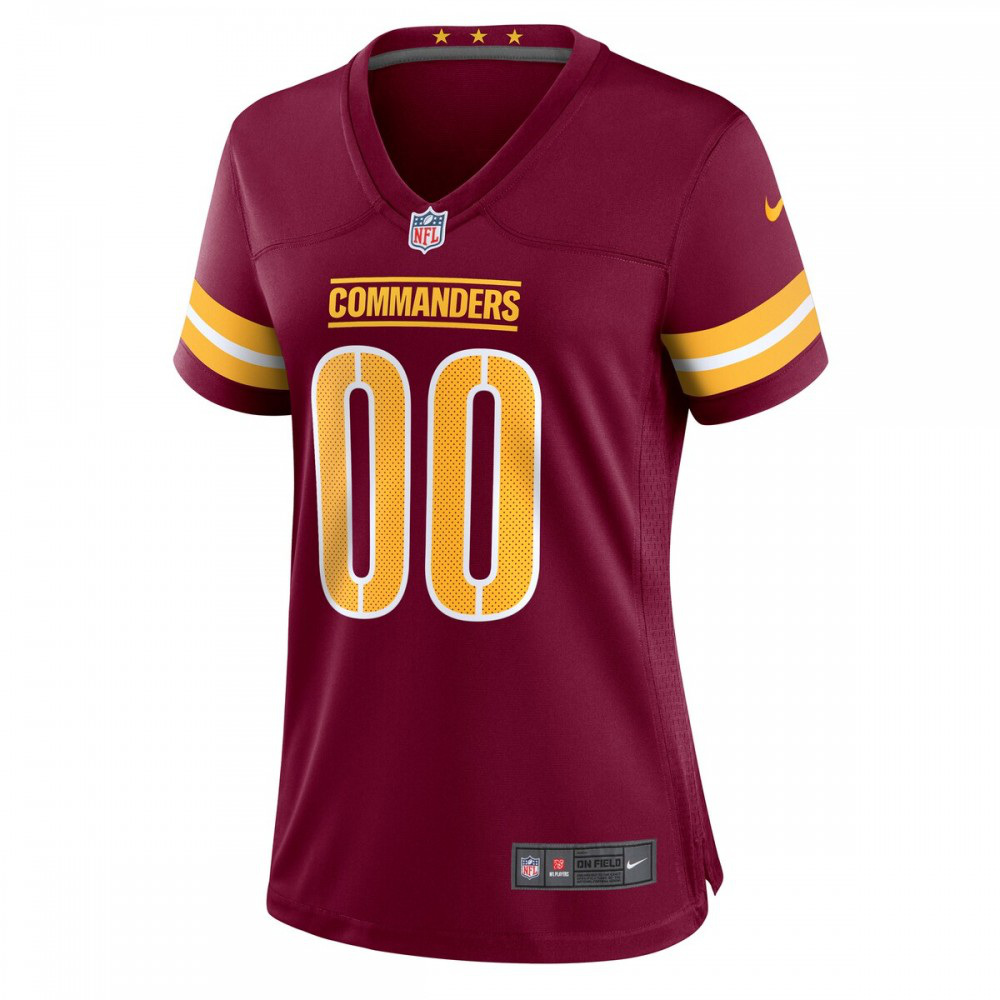 Washington Commanders Women's Game Custom Player Jersey - Burgundy-Pro Kit Vault | Brand New 26/27 Sports Jerseys