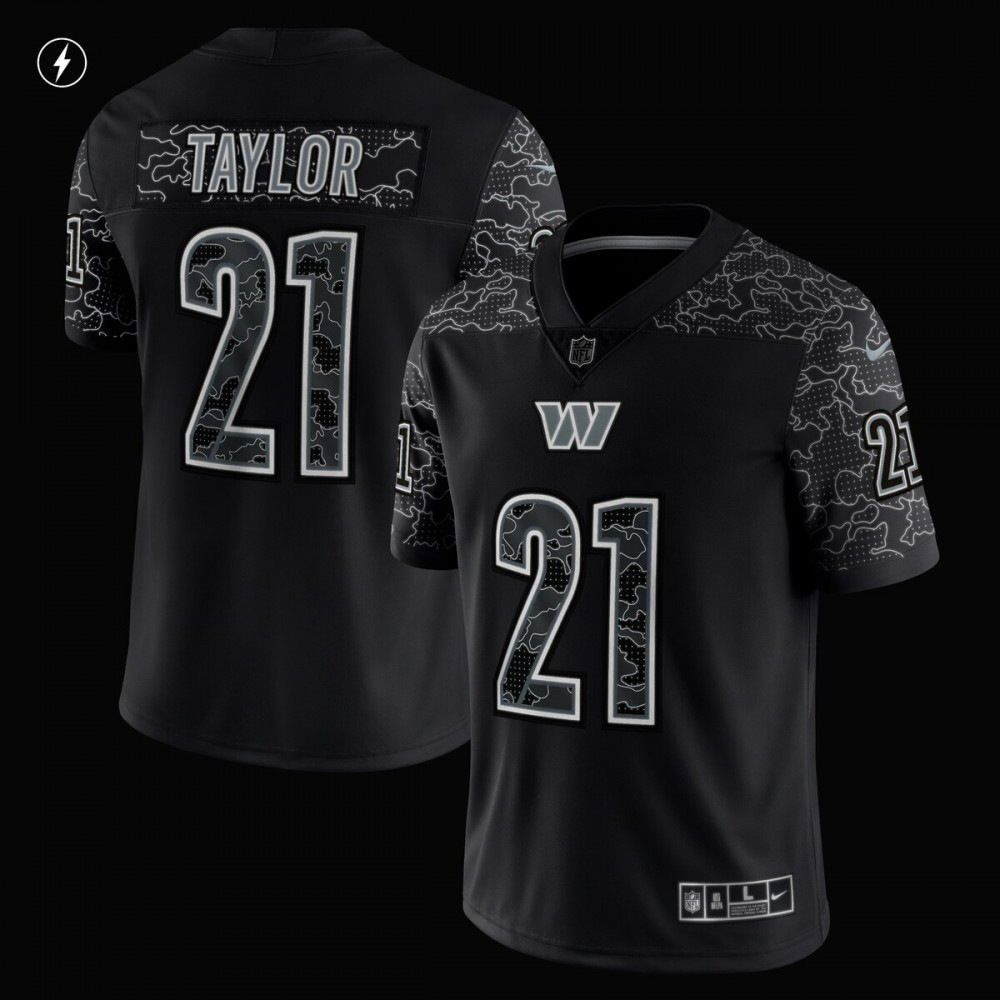 Sean Taylor Washington Commanders Retired Player RFLCTV Limited Jersey - Black-Pro Kit Vault | Brand New 26/27 Sports Jerseys