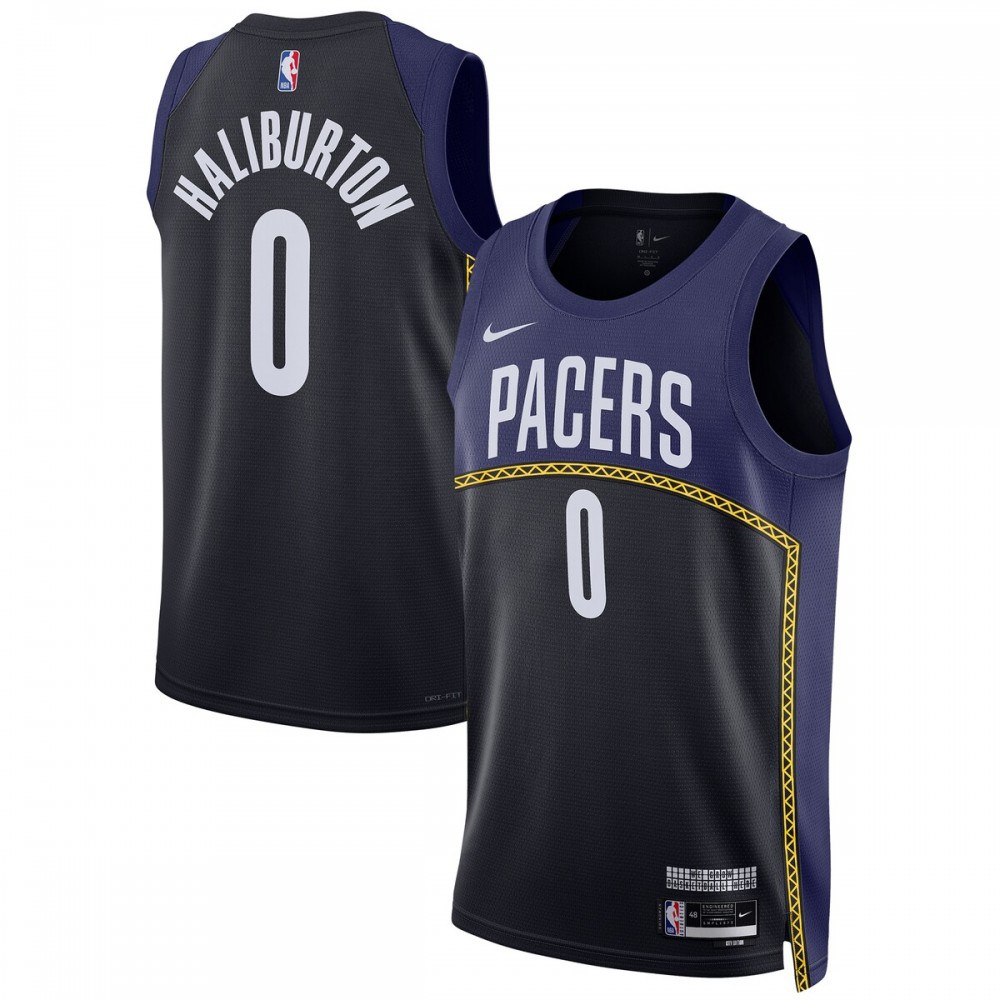 Tyrese Haliburton Indiana Pacers Unisex 2022/23 Swingman Jersey - City Edition - Blue