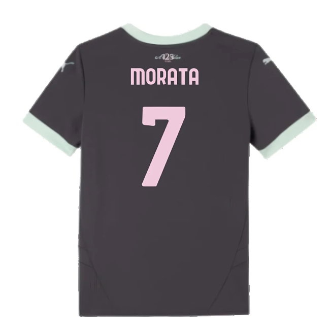 2024-2025 AC Milan Third Shirt (Kids) (Morata 7)