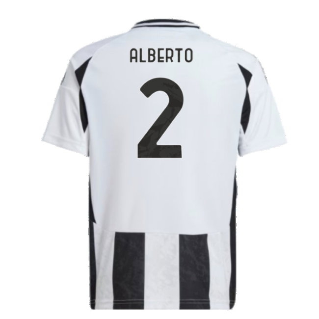 2024-2025 Juventus Home Shirt (Kids) (Alberto 2)