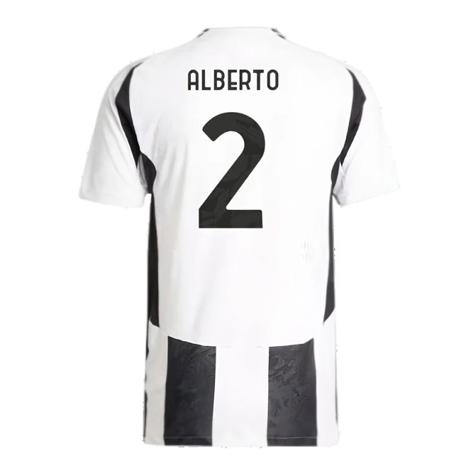 2024-2025 Juventus Authentic Home Shirt (Alberto 2)