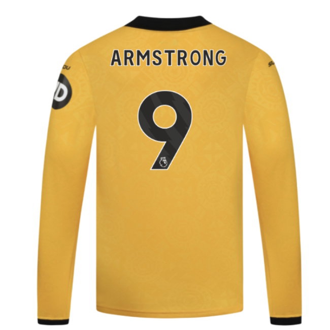 2025-2026 Wolves Long Sleeve Home Shirt - Kids (Armstrong 9)
