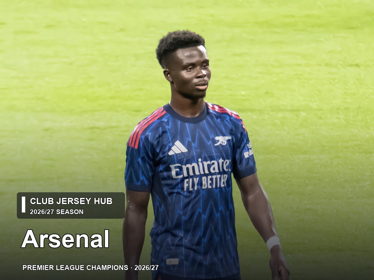 Arsenal 2026/27 club jersey hub cover