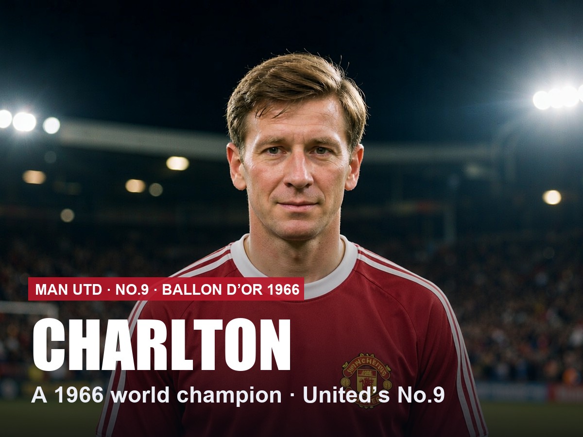 Bobby Charlton Manchester United number 9 shirt, 2026/27 season