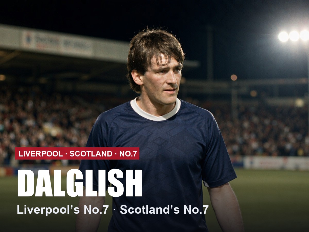Kenny Dalglish Liverpool number 7 shirt, 2026/27 season