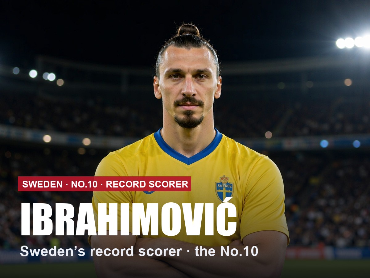 Zlatan Ibrahimović Sweden number 10 shirt, 2026/27 season
